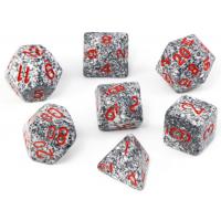 Polyhedral Dice Set - Speckled Granite