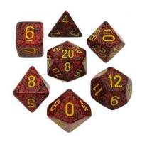 Polyhedral Dice Set - Speckled Mercury