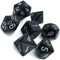 Polyhedral Dice Set - Speckled Ninja