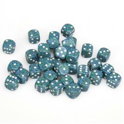 D6 Dice Block - Speckled Sea (12mm)