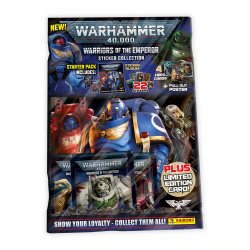 Warriors of The Emperor - Panini Stickers Starter Pack