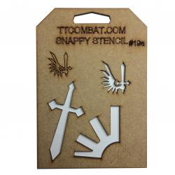Stencil #19a - Angels (A)