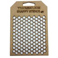 Stencil #1 - Small Hexagons