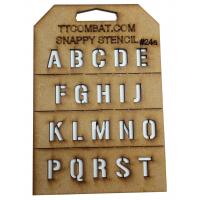 Stencil #24a - Alphabet (A)