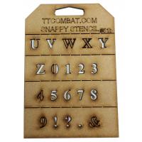 Stencil #51b - Old Numbers