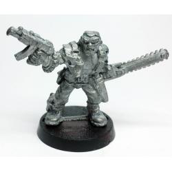 Chainsaw Warrior with Chainsaw and Blaster - Vintage