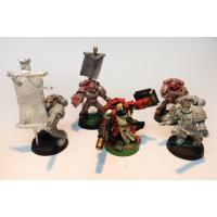 Space Marine Captain and Command Squad