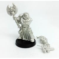 Space Marine Veteran with Power axe and Bolt Pistol