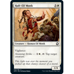 Half-Elf Monk