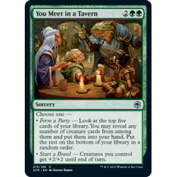 You Meet in a Tavern