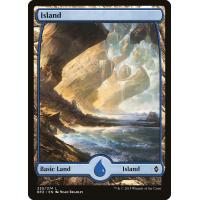 Island #255 - Full Art