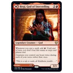 Birgi, God of Storytelling // Harnfel, Horn of Bounty