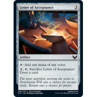 Letter of Acceptance