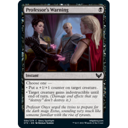 Professor's Warning