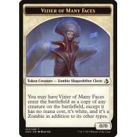 Vizier of Many Faces // Zombie Token - Amonkhet