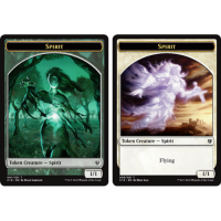 Spirit #1 // Spirit #6 Double Sided Token - Commander 2016