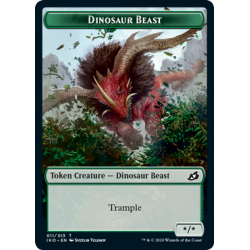 Dinosaur Beast Token - Ikoria Lair of Behemoths *EX*