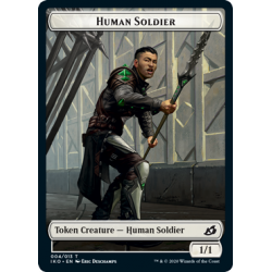 Human Soldier Token #004 - Ikoria Lair of Behemoths