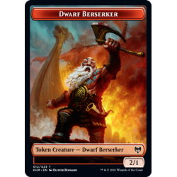 Dwarf Berserker Token - Kaldheim
