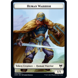 Human Warrior Token - Kaldheim
