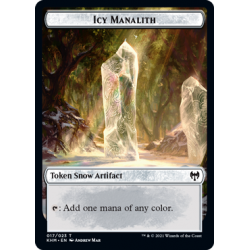 Icy Manalith Token - Kaldheim